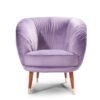 Armchair Olivia 1 Jan Frantzen paarse stoel